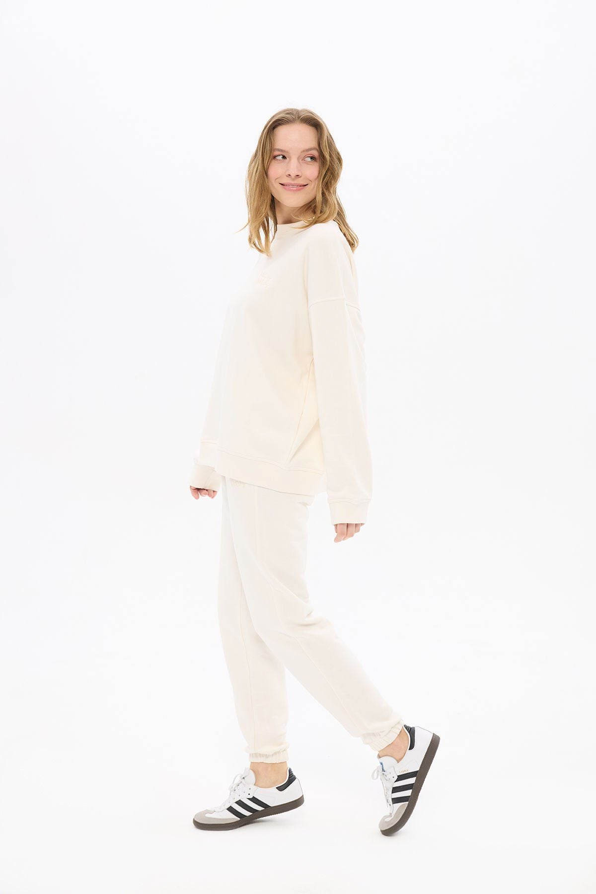 Kadın White Rose Sweatpant