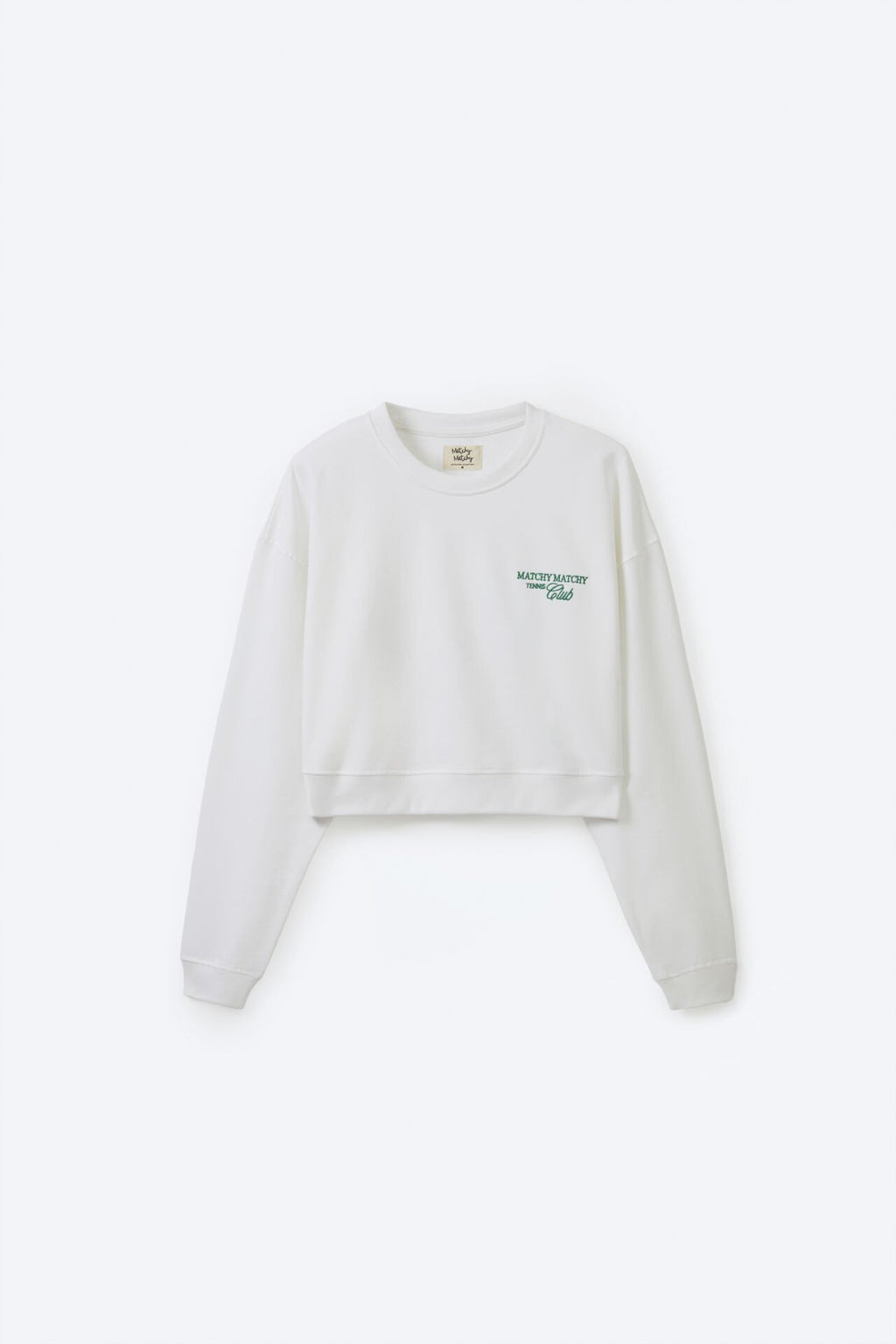 Kadın Beyaz Tennis Club Sweatshirt