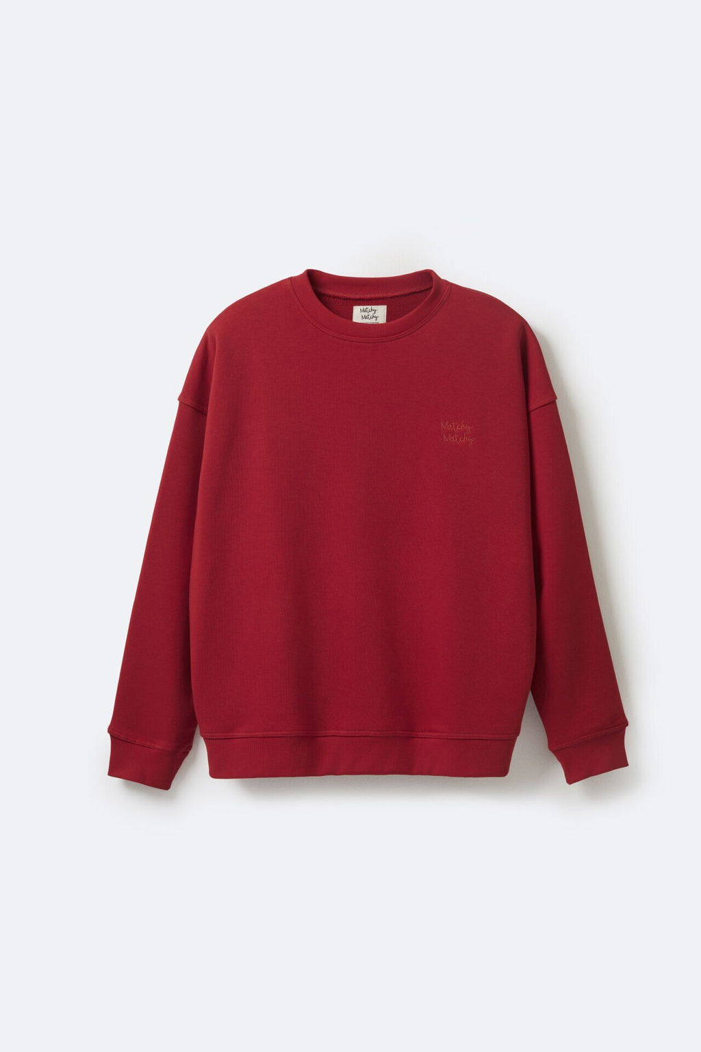 Kadın Red Oversize Sweatshirt