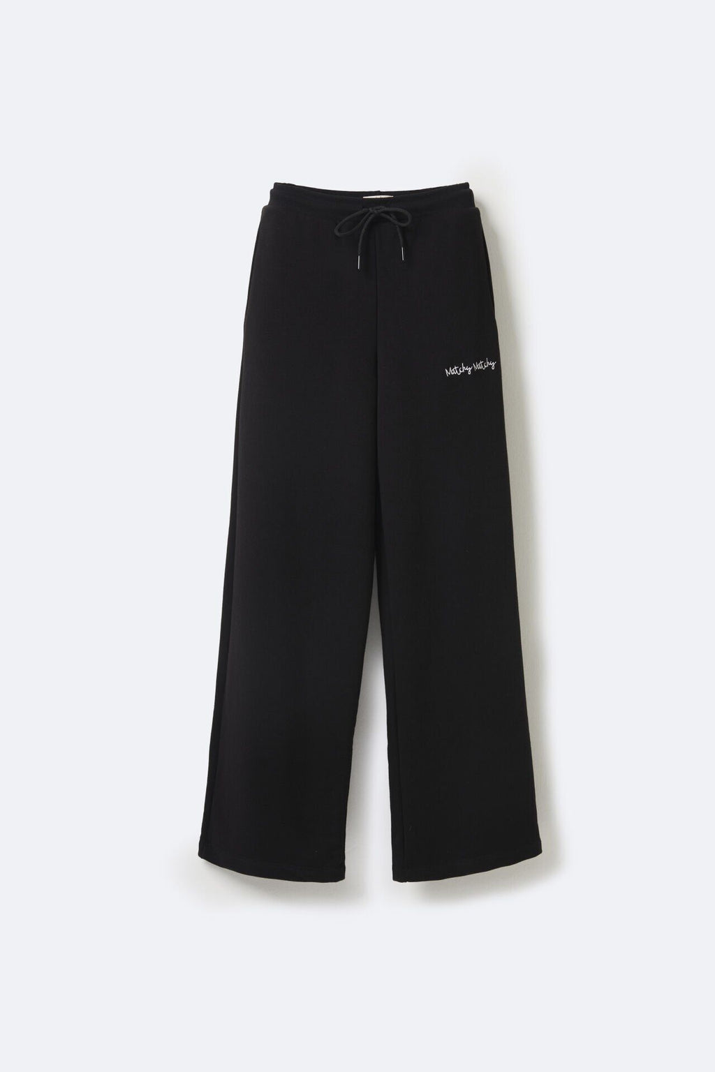 Kadın Wide Flare Black Sweatpant