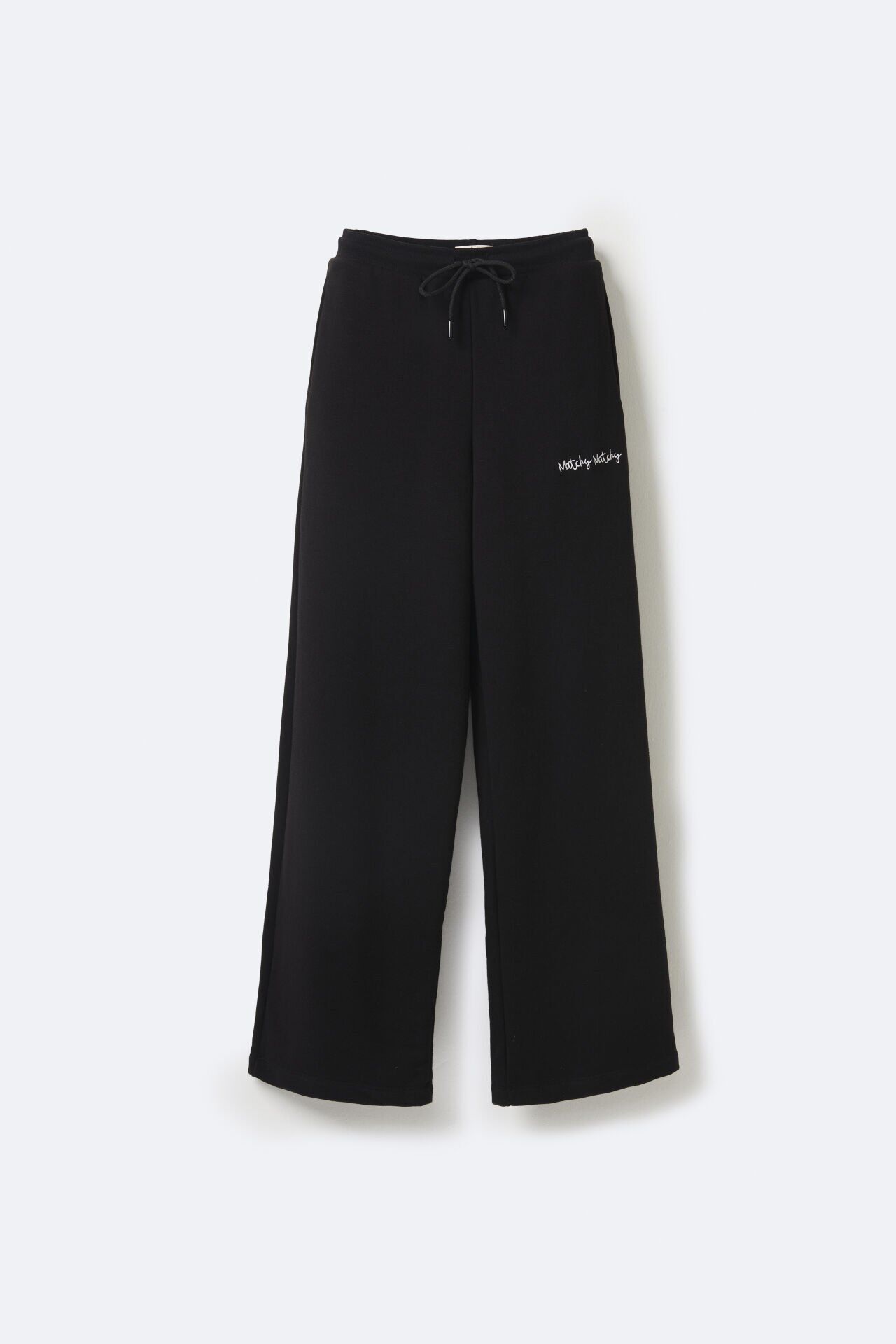 Kadın Wide Flare Black Sweatpant
