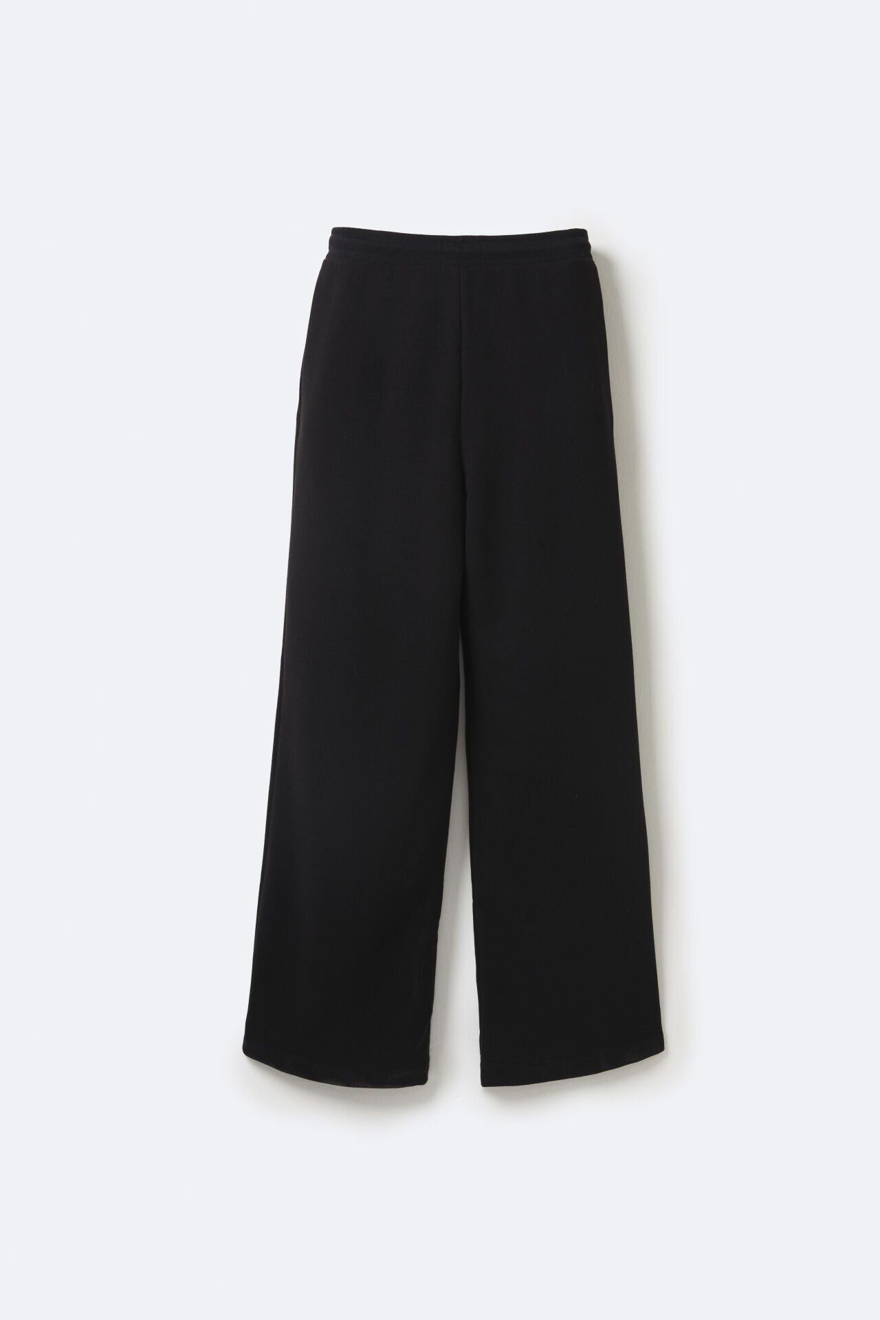 Kadın Wide Flare Black Sweatpant