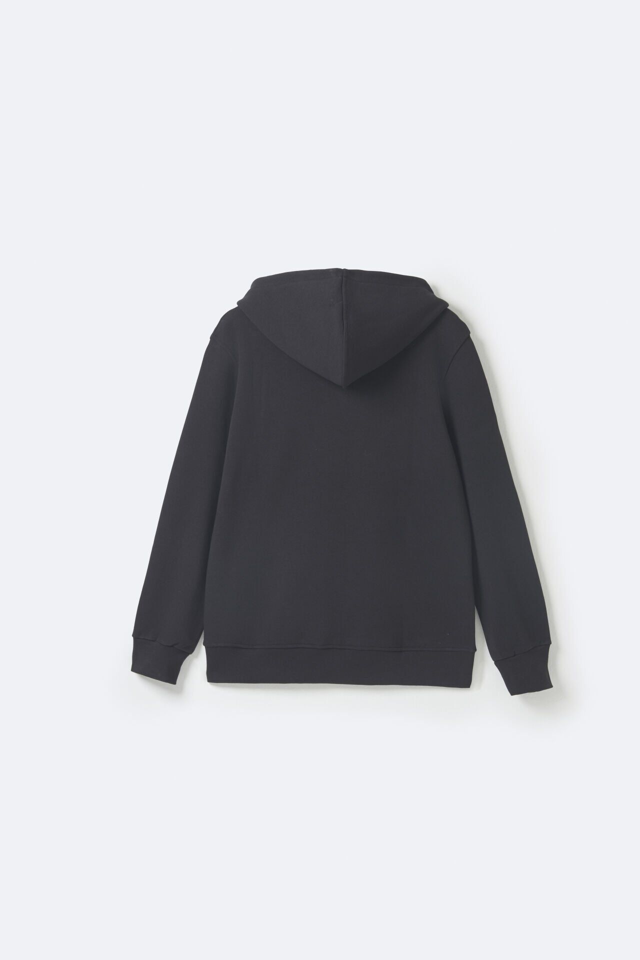 Erkek Kapüşonlu Black Sweatshirt