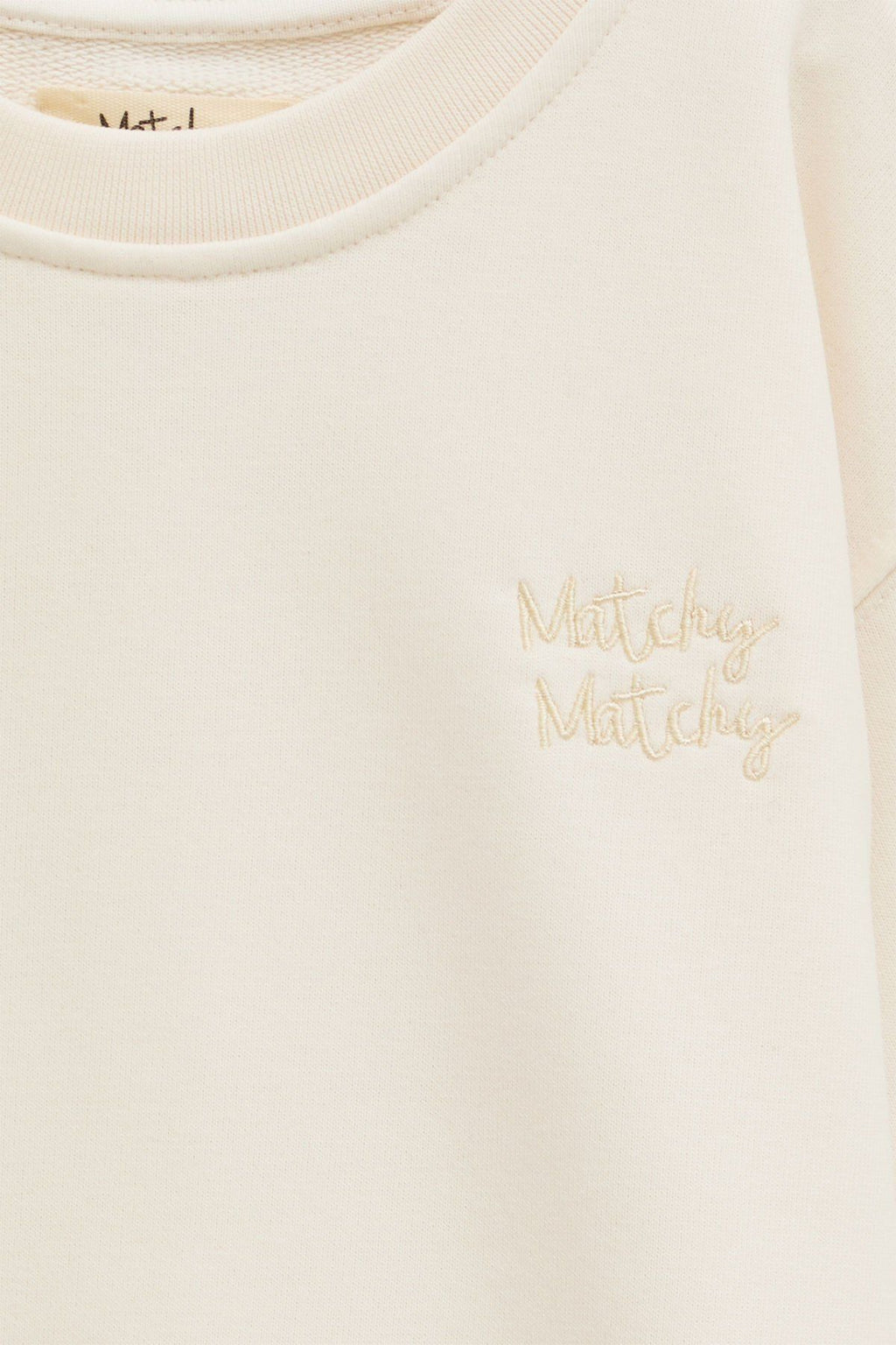 Çocuk White Rose Sweatshirt