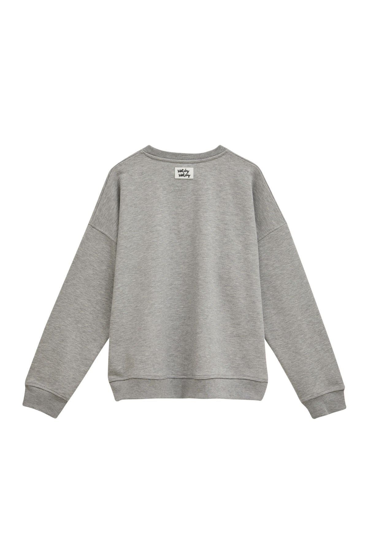 Kadın Grey Oversize Sweatshirt
