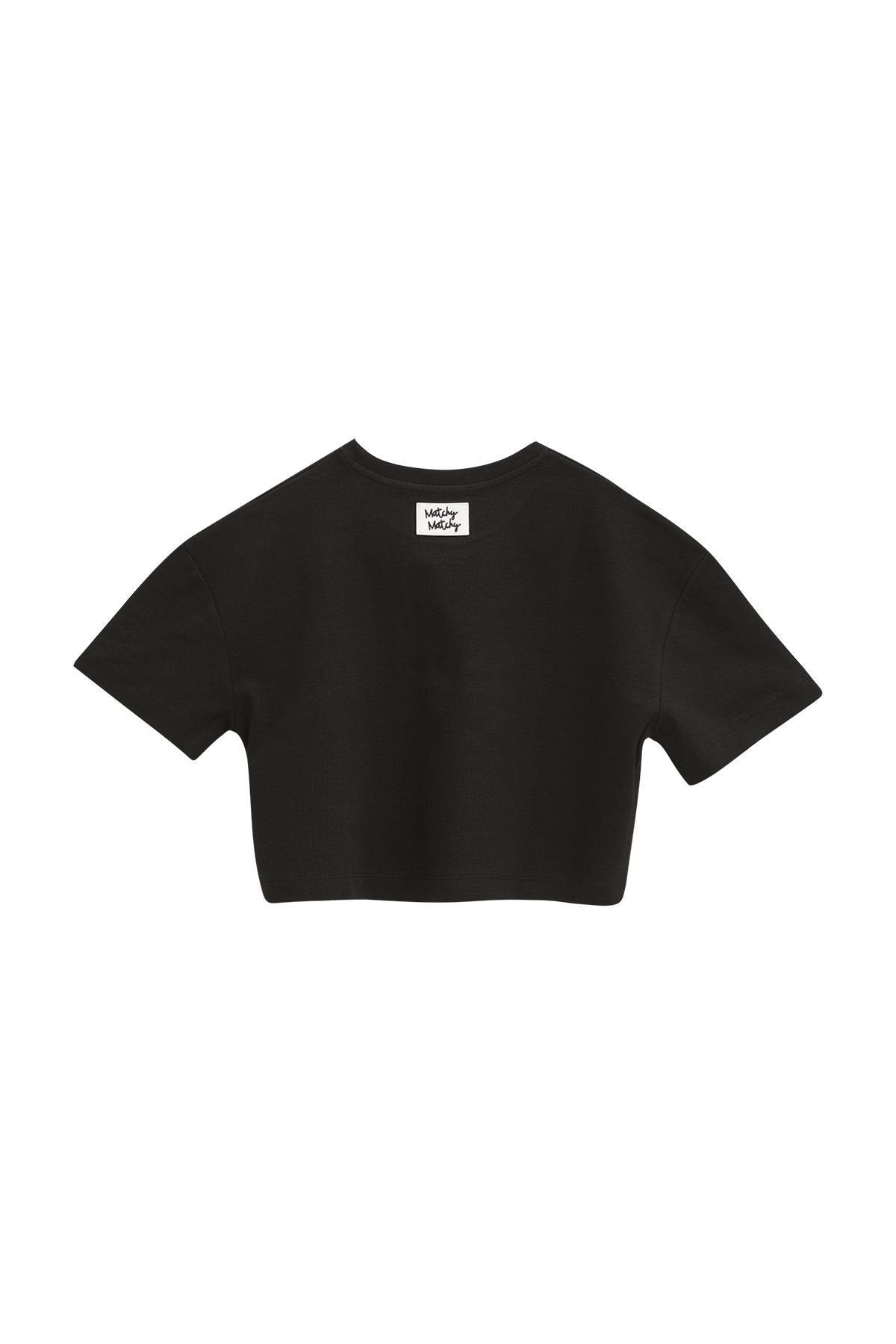 Kadın Pia Black Crop Top Skirt Set