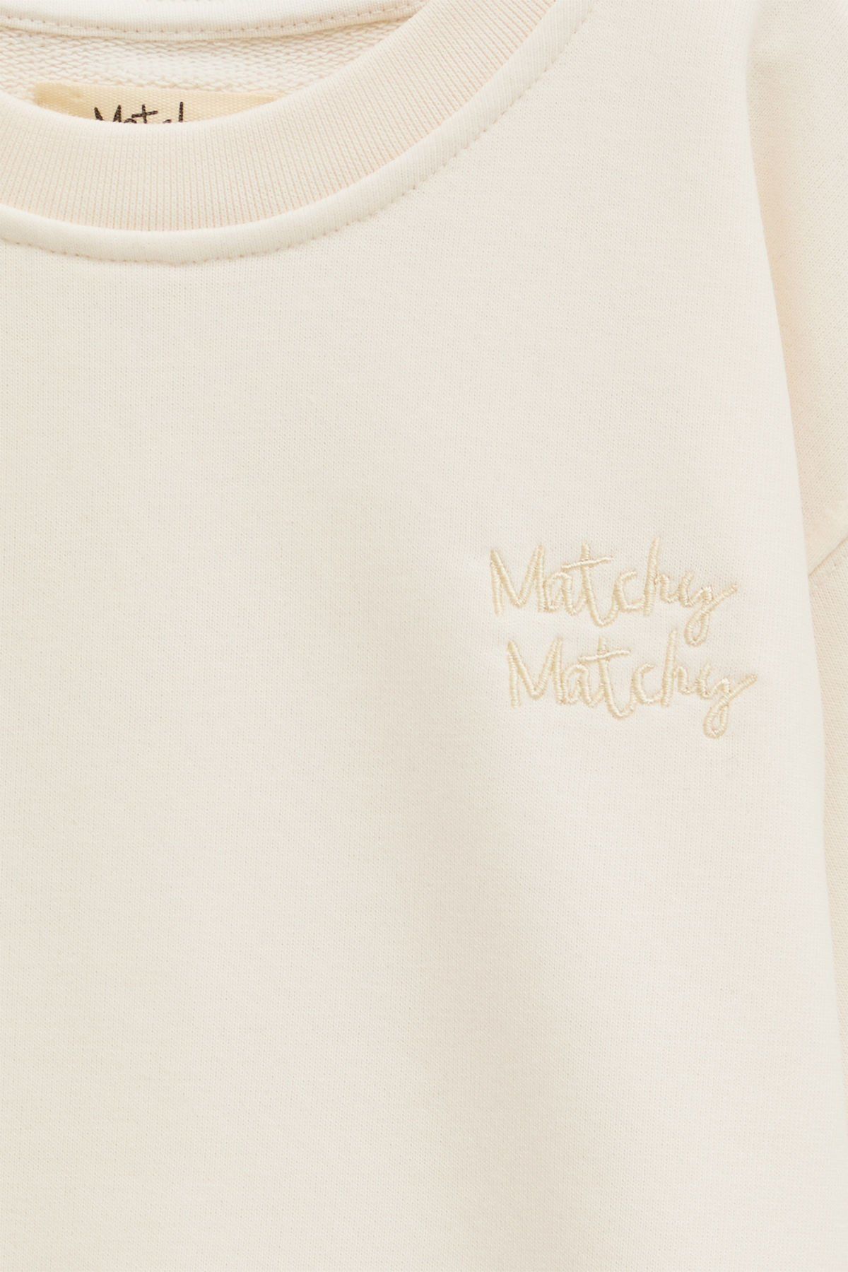 Çocuk White Rose Sweatshirt