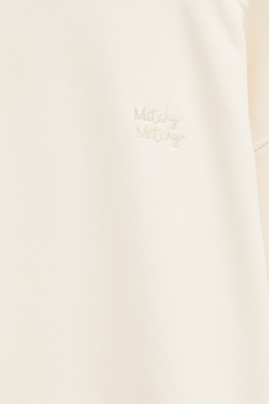 Kadın White Rose Oversize Sweatshirt