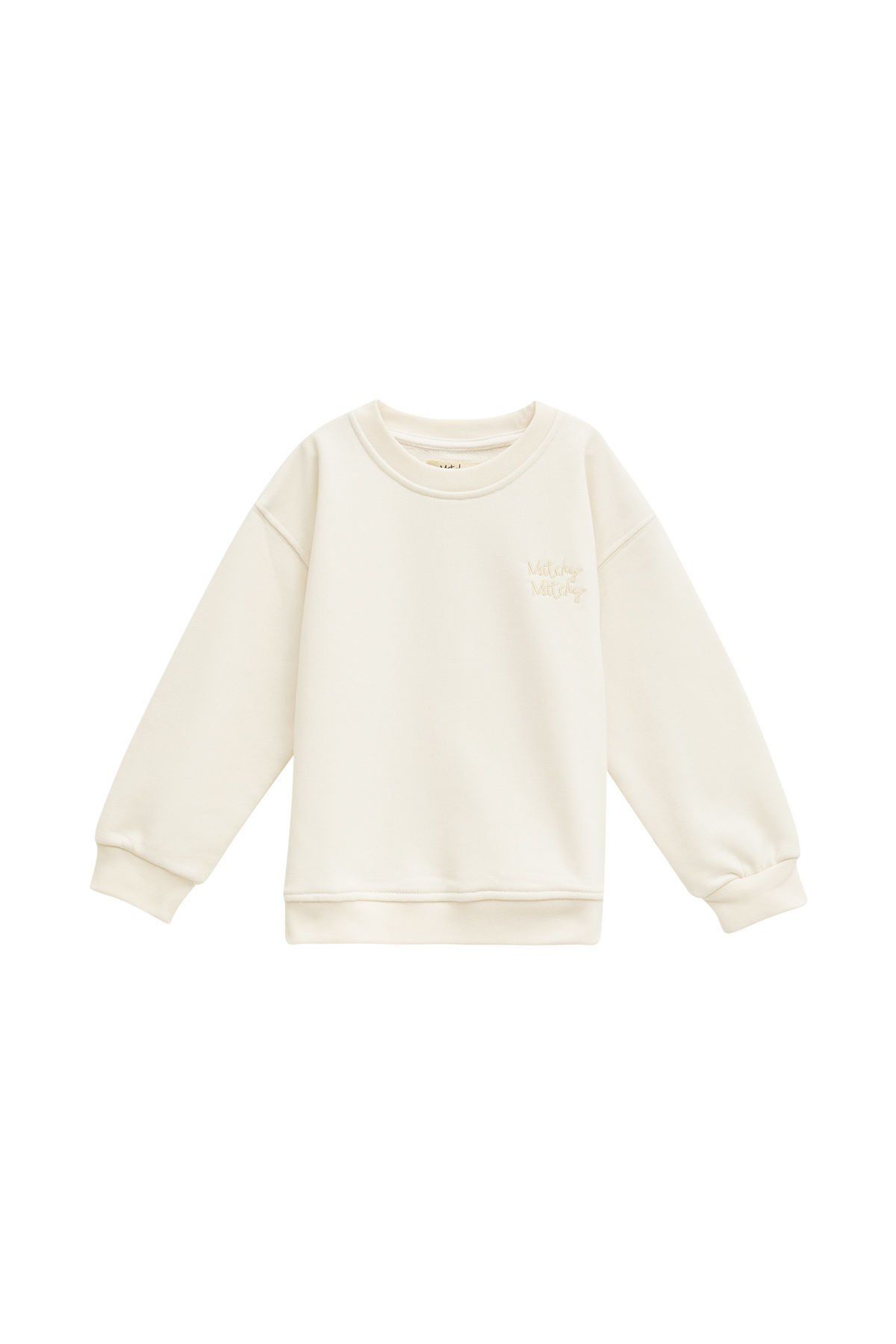 Çocuk White Rose Sweatshirt
