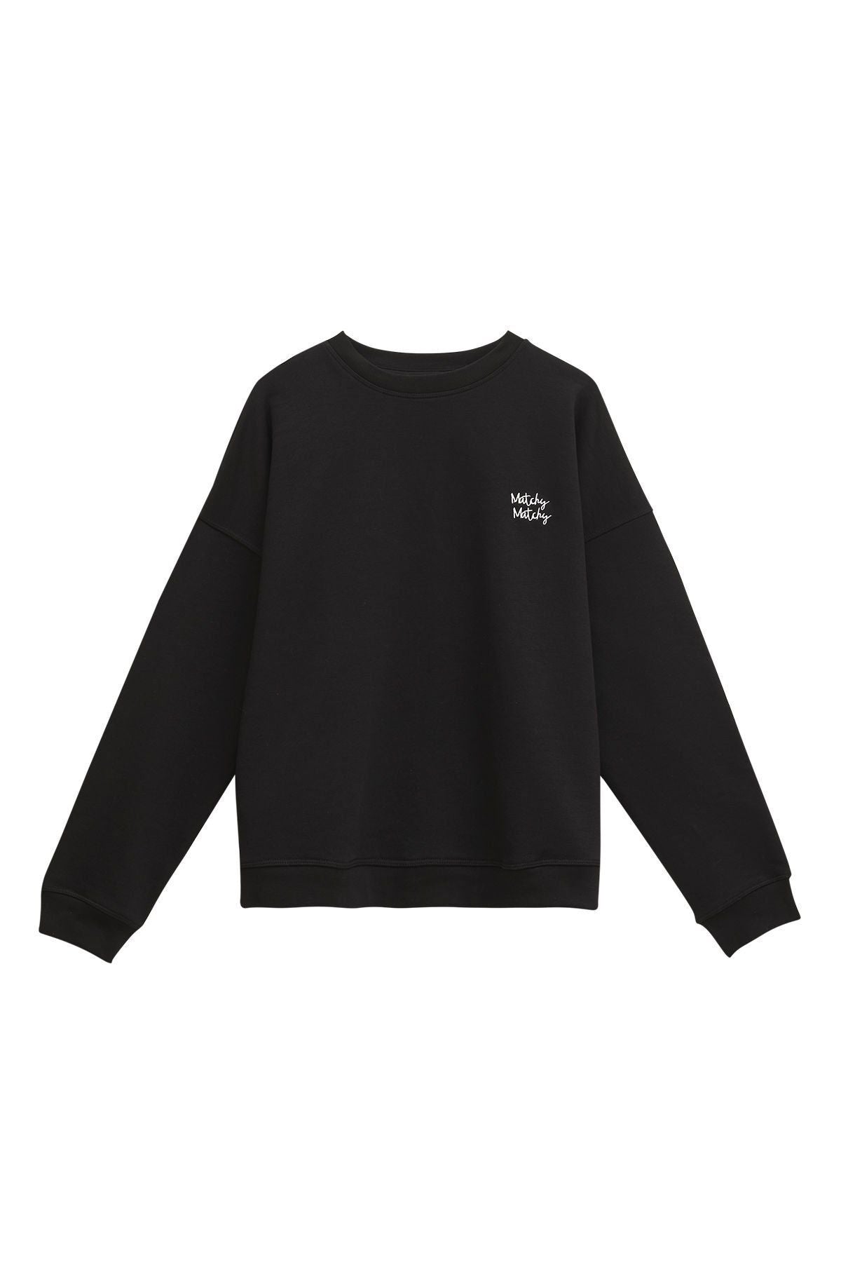 Kadın Black Oversize Sweatshirt