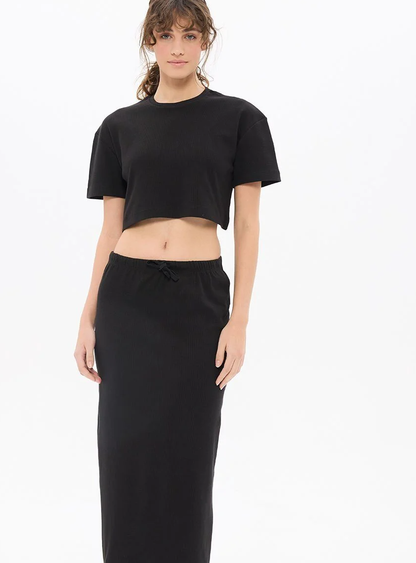 Kadın Crop Set Kombini