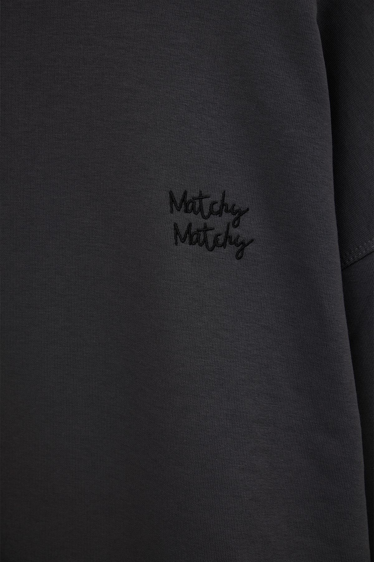 Kadın Antrasit Oversize Sweatshirt