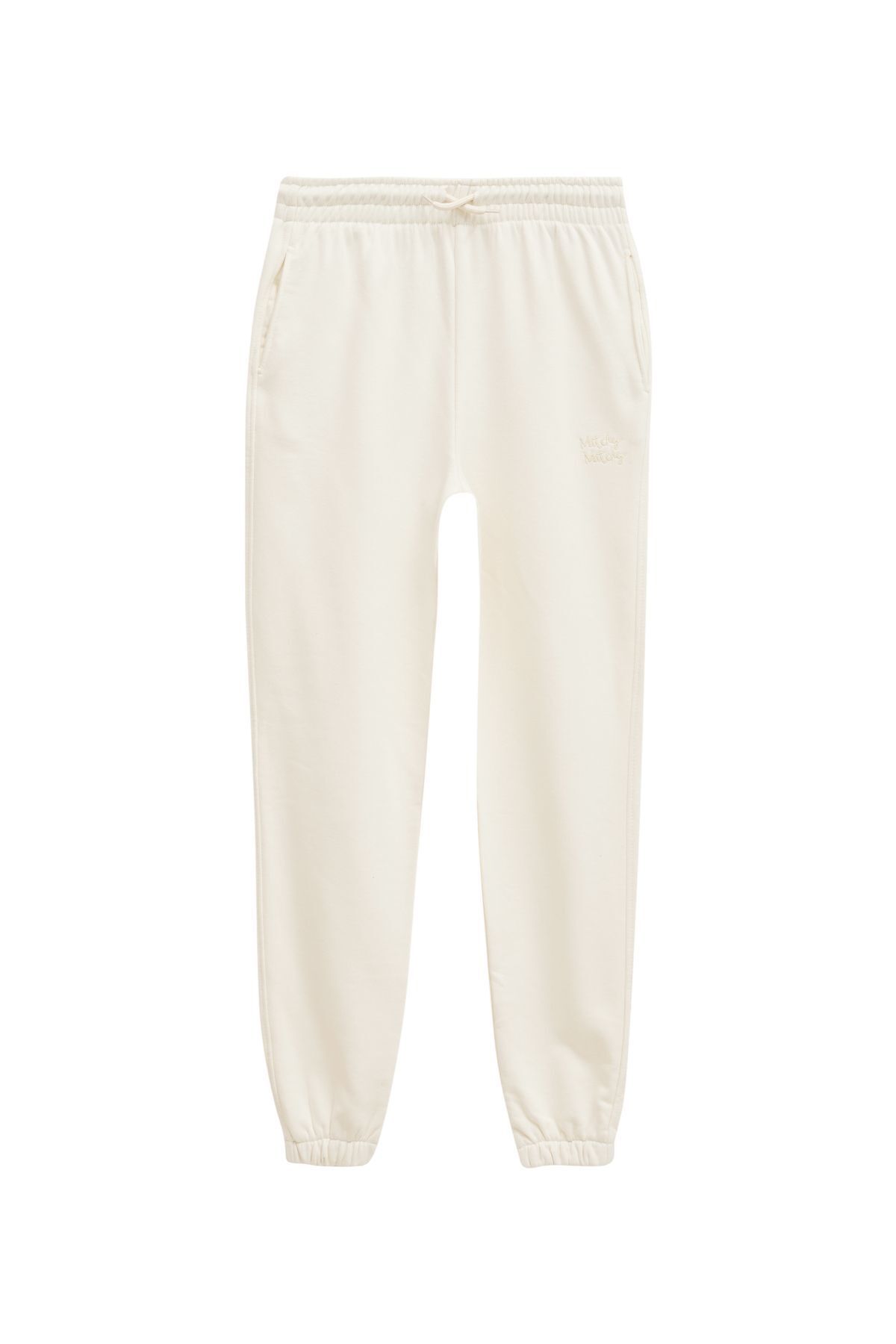 Kadın White Rose Sweatpant