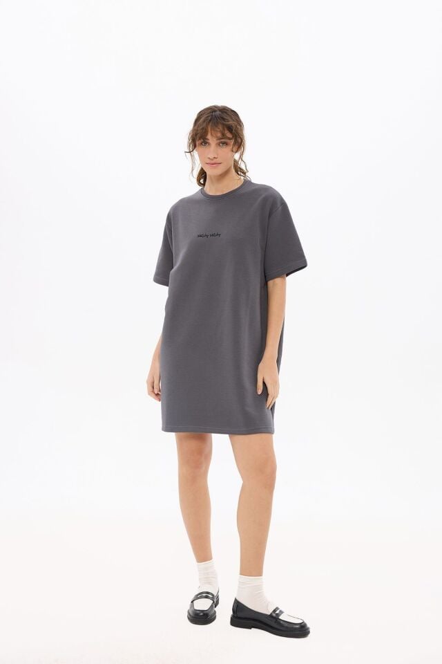 Kadın Antrasit SweatDress