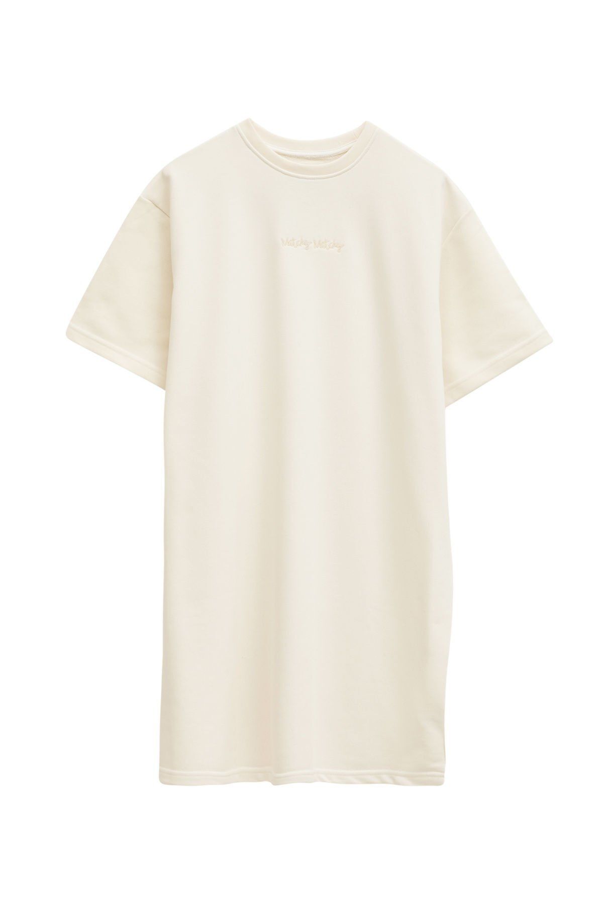 Kadın White Rose SweatDress