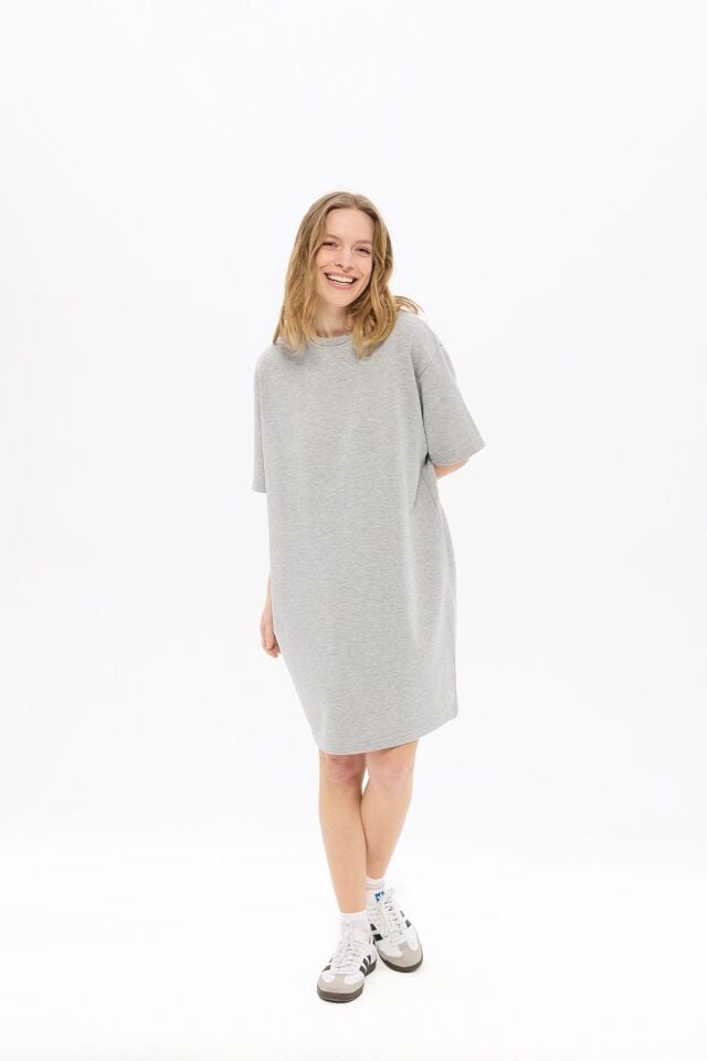 Kadın Grey SweatDress