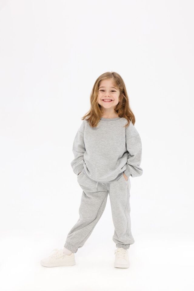 Çocuk Grey Sweatpant