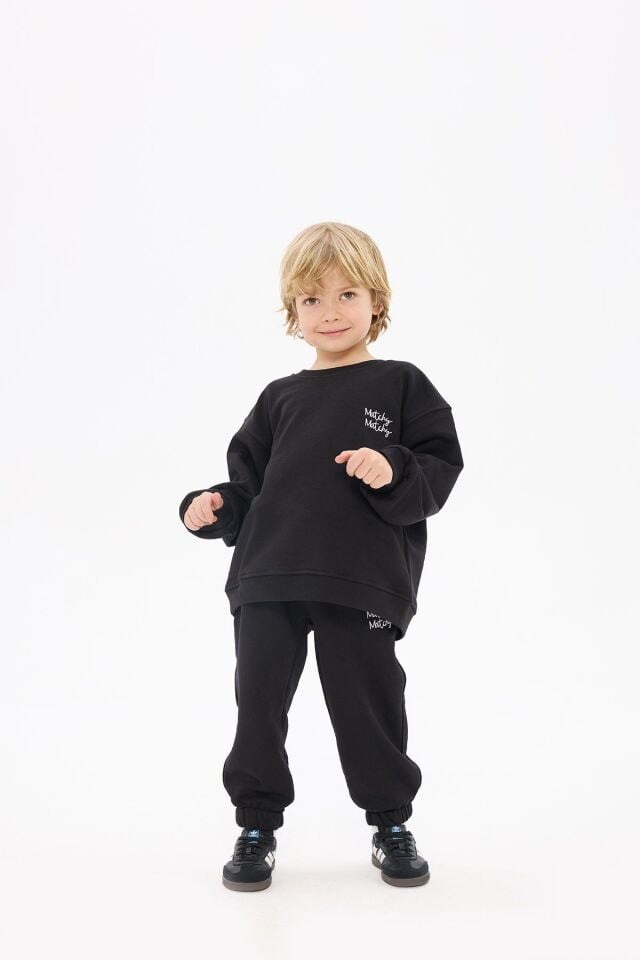 Çocuk Black Sweatpant