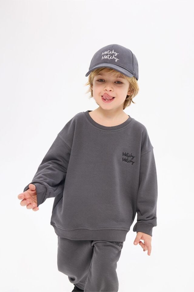 Çocuk Antrasit Sweatshirt