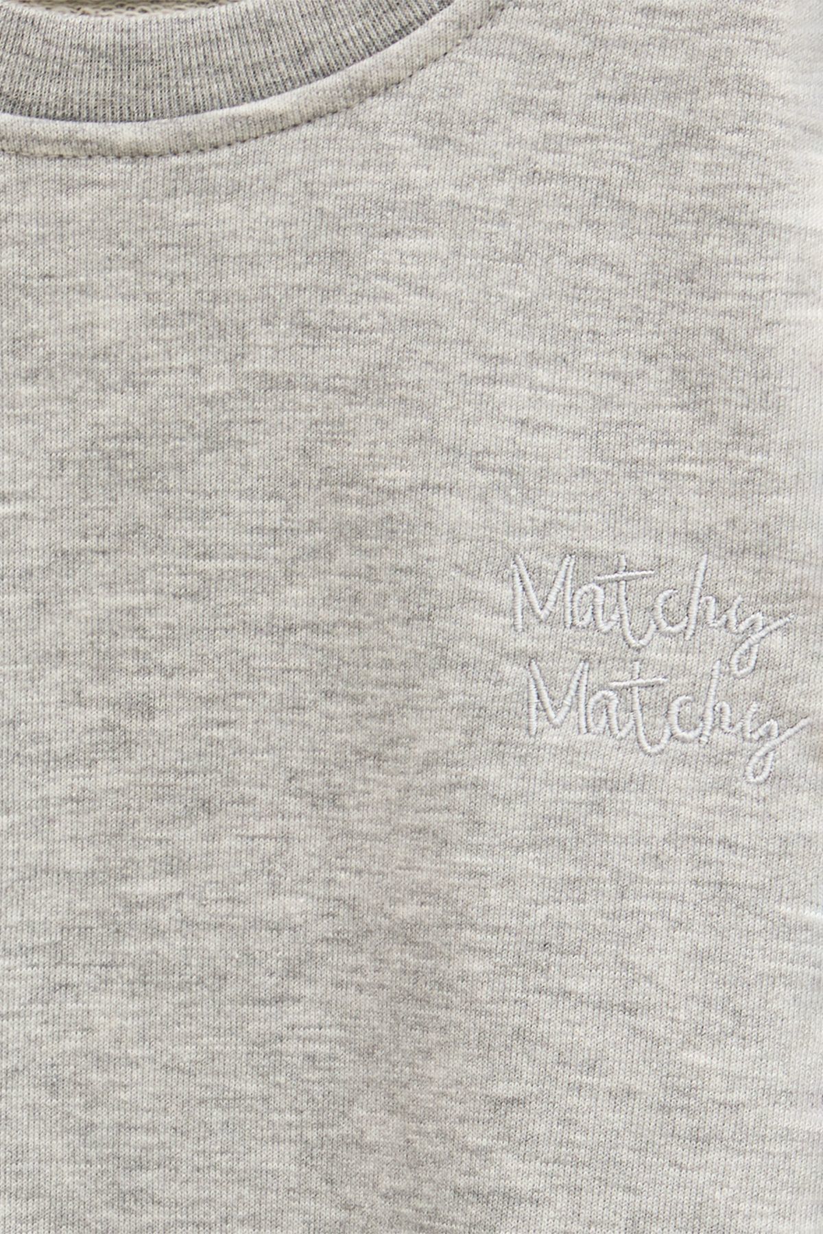 Grey Çocuk Sweatshirt
