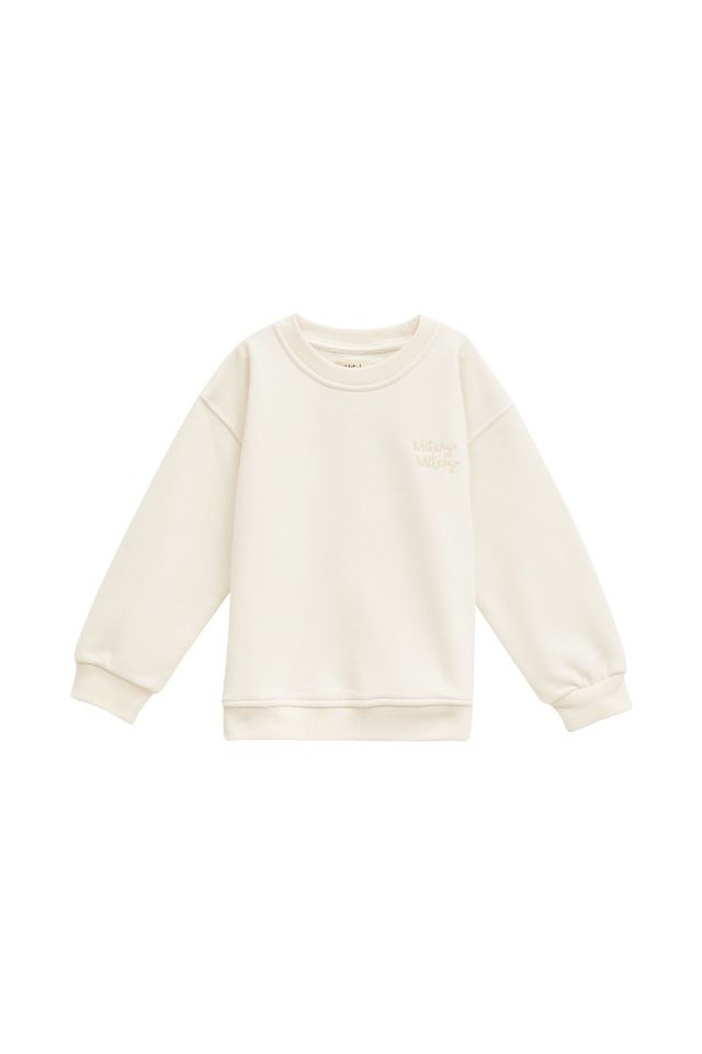 Çocuk White Rose Sweatshirt 2-3 Yaş
