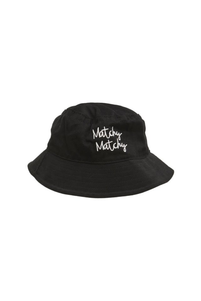 Erkek Black Bucket Hat