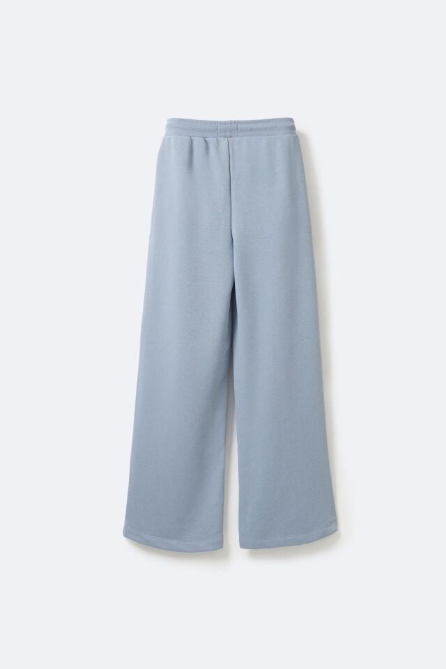 Kadın Wide Flare Blue Sweatpant