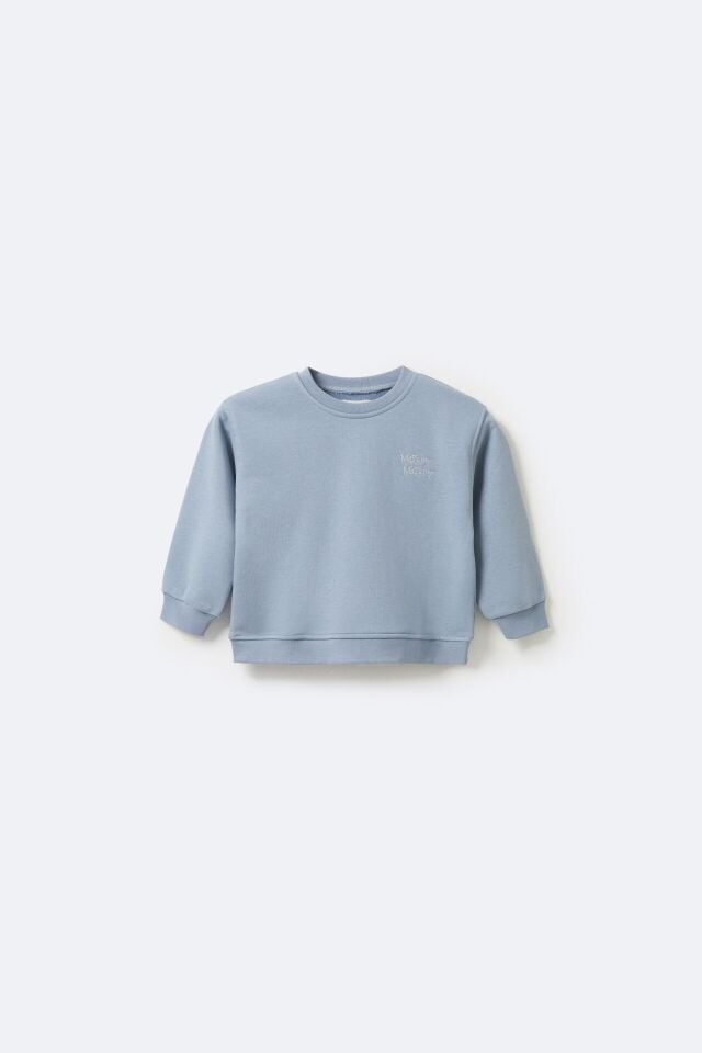 Çocuk Blue Sweatshirt